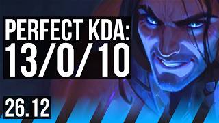 SYLAS vs MALZAHAR (MID) | Perfect KDA: 13/0/10 | EUNE Challenger | 26.12