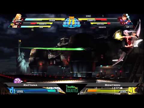 Battle For Seattle Marvel vs Capcom 3 Singles Winners Finals - Rattana vs Rowtron