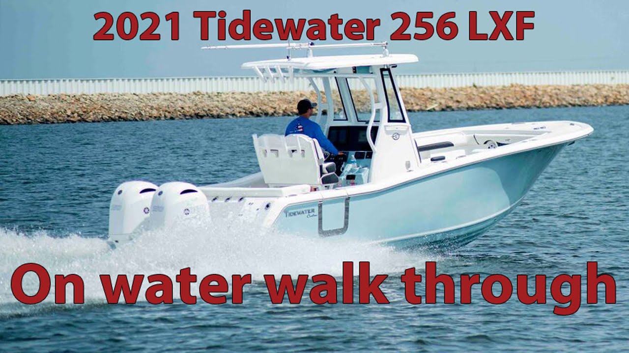 Tidewater 256 LXF Center Console On the Water Review By Duncan's Boats