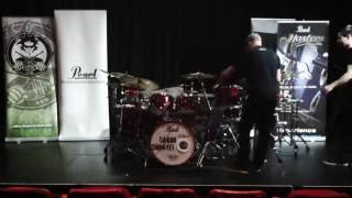 Ultimate Drum Experience 2016 Day 4 guest teachers Richard Spaven, Gabor Dornyei and Geoff Dugmore