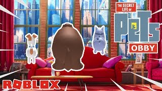 GOING TO THE CITY! / Roblox: The Secret Life of Pets Obby 🐶🐱🐰