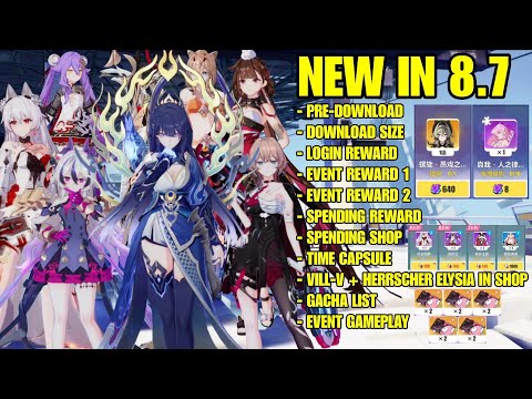 Honkai Impact 3 v8.7 - WHAT NEW IN 8.7