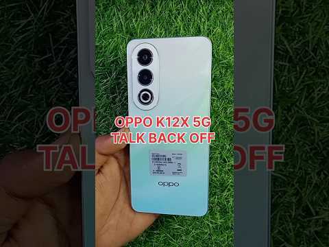 How To Off TalkBack From OPPO K12x 5G ⚡ How To Remove TalkBack From OPPO Mobile 🔥🔥 #shorts #viral