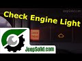 Check engine light Jeep Wrangler: Jeep Wrangler YJ check engine light