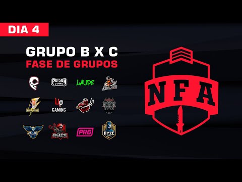 FREE FIRE - LIGA NFA SEASON 4 DIA 4 - GRUPO BxC - #NFAS4