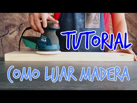 Como Lijar Madera? Tutorial Carpinteria para Principiantes