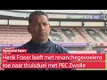 Sparta-trainer Henk Fraser: 'Deroy had bij Sparta moeten blijven'