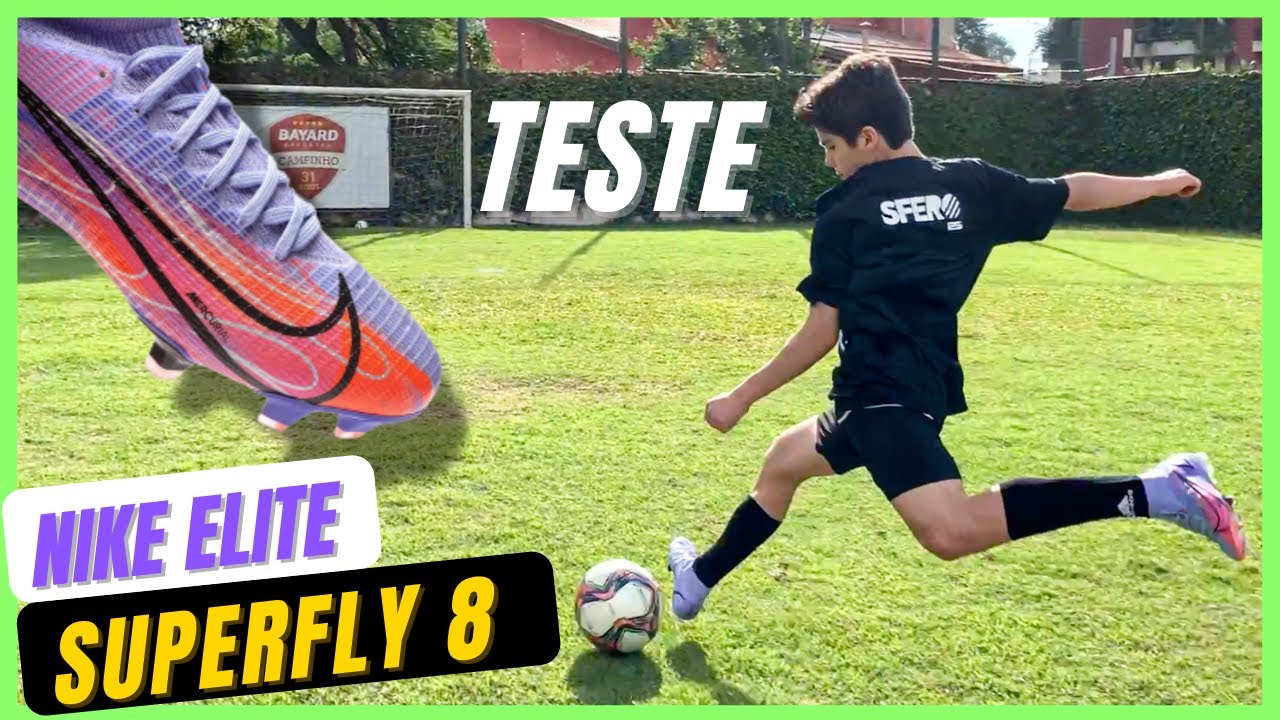 TESTE MINHA NOVA CHUTEIRA NIKE ELITE SUPERFLY 8