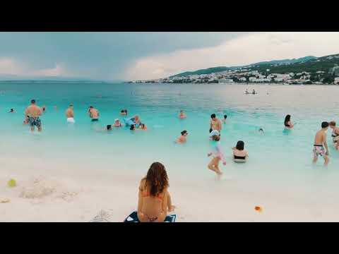 Poli Mora Beach. Selce.  Croatia. Juli 2022