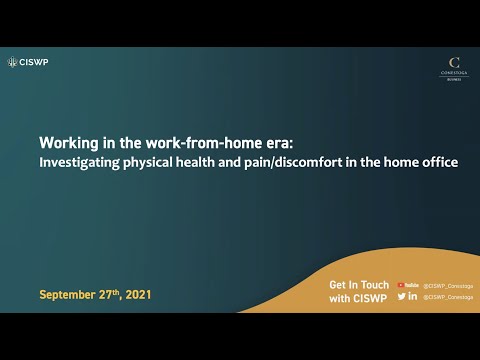 
<span>Working in the Work-from-Home era: Investigating Physical Health in the Home Office</span>
