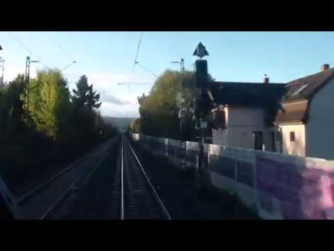 Führerstandsmitfahrt auf einer 146 von Karlsruhe nach Rastatt