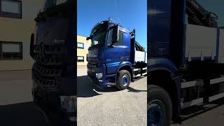 Camion pianale Mercedes-Benz AROCS 3242 8X4*4 EURO6 + HIAB 166 E-5 HIDUO | Immagine 4 - Autoline