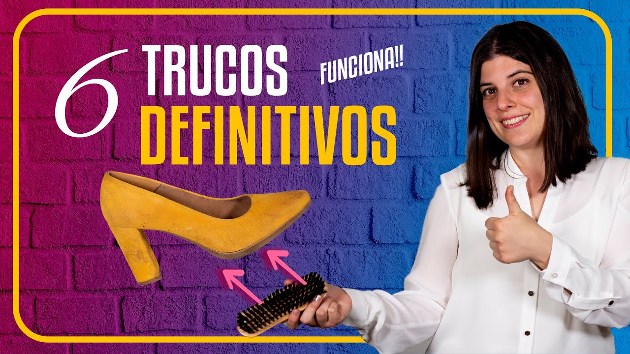 Cómo LIMPIAR ZAPATOS de ANTE ❤️ 6 Trucos fáciles y en Casa