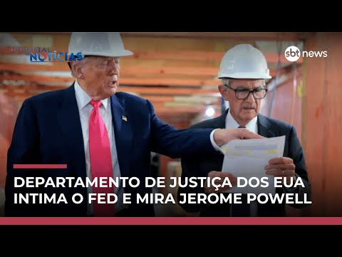 Nos EUA, presidente do Fed diz ter recebido intimação com ameaça criminal | #CentraldeNotícias