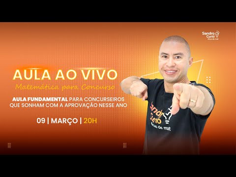 MATEMÁTICA PARA CONCURSO PÚBLICO  | COMEÇOU