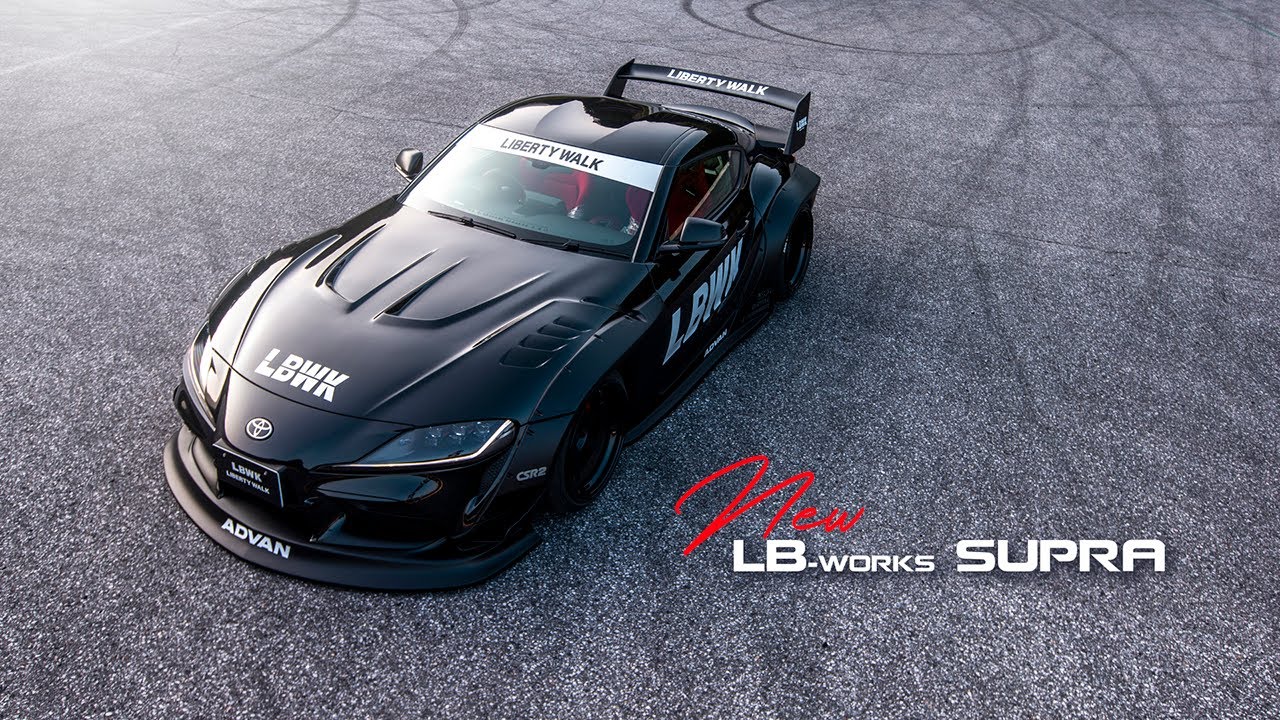 Liberty Walk Toyota Supra Looks Like a Widebody Stormtrooper in White