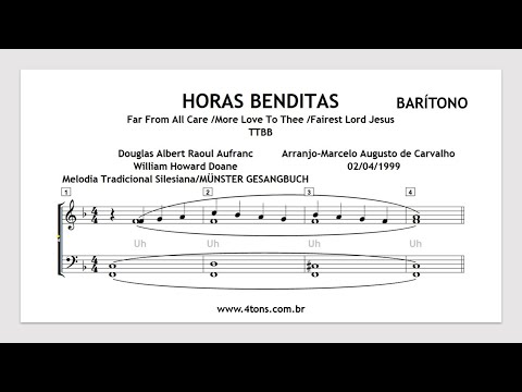 TTBB 0119 5B HORAS BENDITAS BARÍTONO MIDI