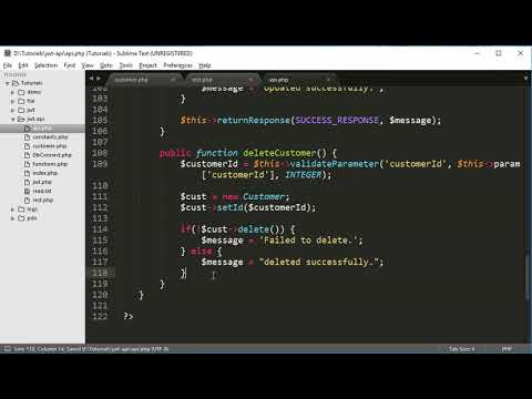 REST API Development Part 11 Delete data using jwt token