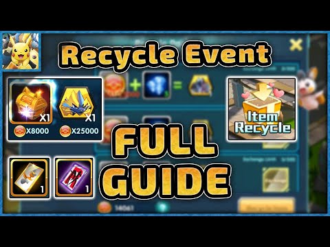 Recycle Event FULL GUIDE - Pokeland Legends