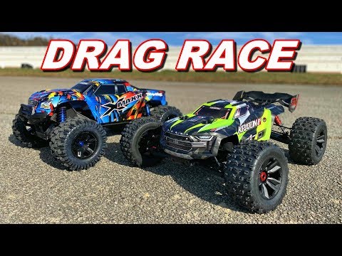 Arrma Kraton 8S VS Traxxas XMAXX DRAG RACE - Who Will Win? - TheRcSaylors