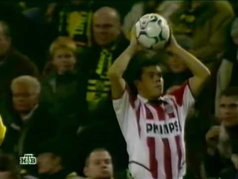 ЛЧ 2002-2003 1-й групповой раунд 4 тур  Боруссия Д ПСВ Эйндховен  обзор НТВ