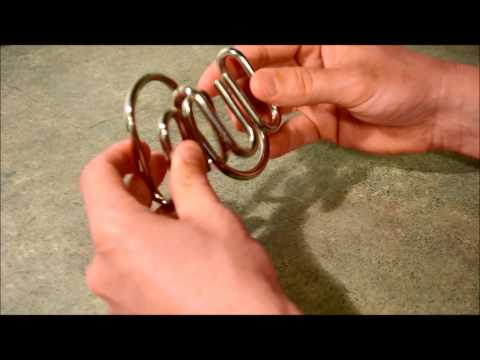 Double M Metal Ring Puzzle Solution