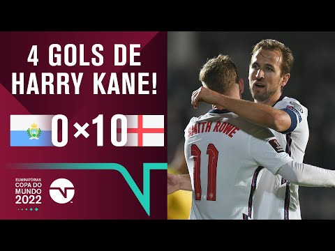 Gols e lances de San Marino x Inglaterra