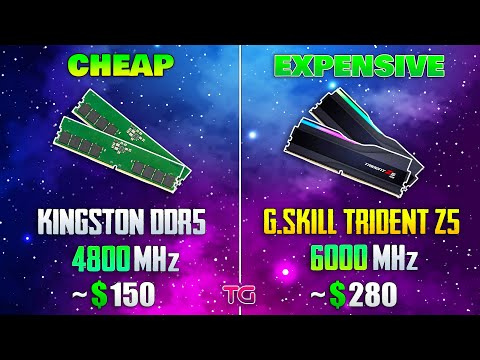 Cheapest vs Expensive DDR5 RAM - How Big is the Difference?