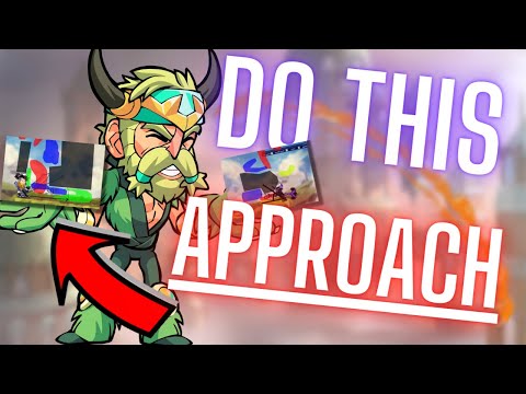 The Perfect Approaches for Baiting, Attacking, and Pressuring in Brawlhalla — Step by Step Guide !!