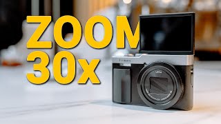 Video thumbnail for This camera has 30x zoom! Panasonic LUMIX TZ99 / ZS99 by the daniel life
