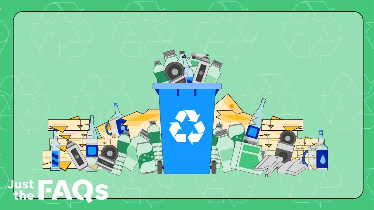 Recycling: What really happens to recyclable waste in the U.S. | JUST THE FAQS