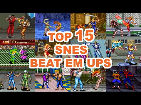 Top 15 SNES Beat Em Ups Games for all Time