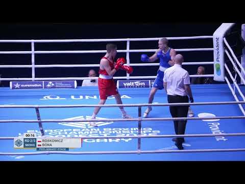 Juraj Bóna (SVK) vs. Bartłomiej Rośkowicz (POL) European U23 Championships 2025 (65kg)