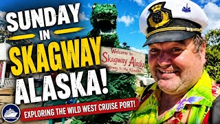 Sunday In Skagway, Alaska! Exploring The Wild West Cruise Port 🇺🇸🏔️ #skagway #alaska 