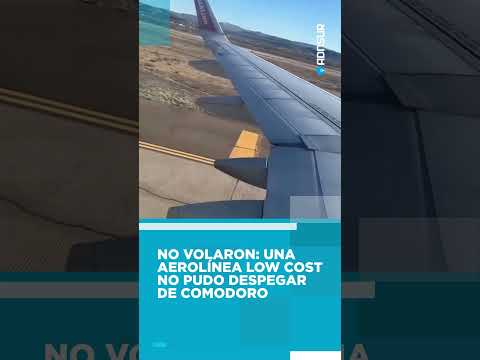 Un avión no pudo despegar de Comodoro