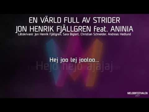 Jon Henrik Fjällgren feat. Aninia - "En värld full av strider"