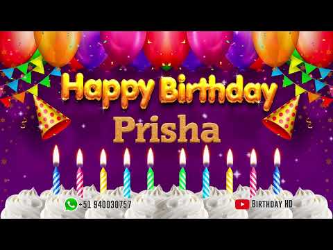 Prisha Happy birthday To You - Happy Birthday song name Prisha 🎁