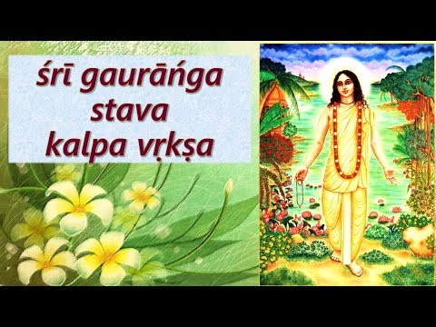 Sri Gauranga Stava Kalpa Vriksha with English Translation | Srila Raghunatha Dasa Goswami