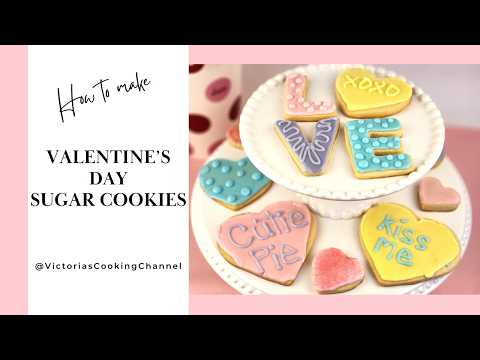How to Make Delicious Valentine’s Day Sugar Cookies with Icing | Easy Step-by-Step Recipe