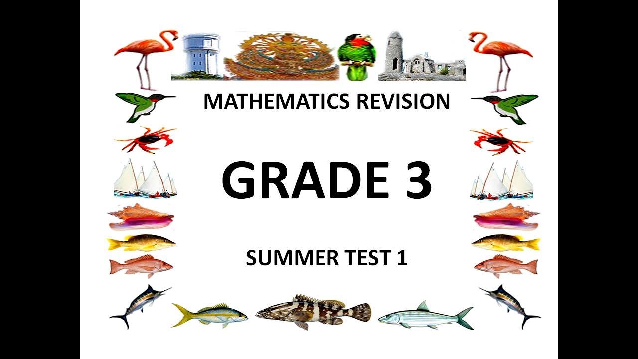 Grade 3 Mathematics Revision Test 1