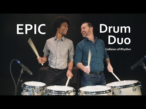 Epic Drum Duo with Bronkar! (Collision of Rhythm)