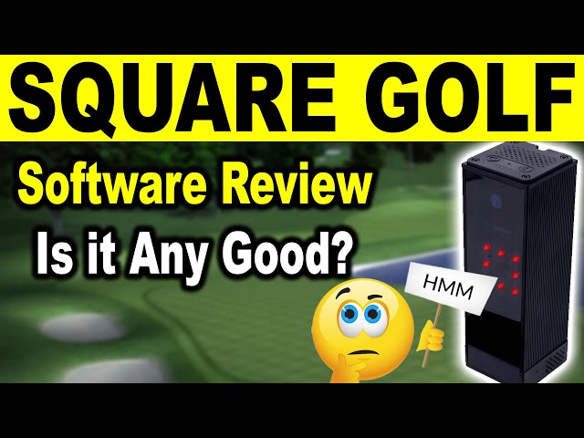 Vídeo relacionado con Square Golf Monitor de Lanzamiento Unisex para Interiores, Color Negro