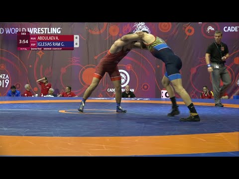 1/4 FS - 71 kg: A. ABDULAEV (RUS) v. G. IGLESIAS RAM (ESP)