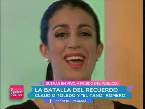 Claudio Toledo y el Tano Romero cantan en "A Pedido del Público"