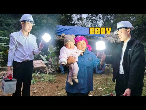 The young CEO brought light to the single mother and orphaned girl – a dream home with electricity