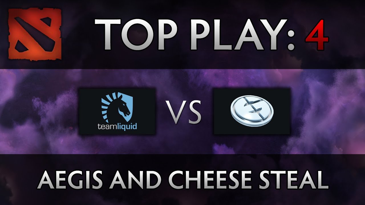 Dota 2 TI4 Top Play – Liquid vs EG – Aegis and Cheese Steal