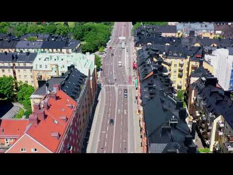 Hornstull  Stockholm with DJI Mavic Pro 2.
