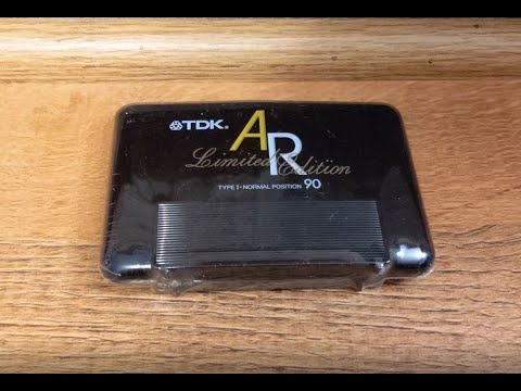 1988 TDK AR Limited Edition Unwrapping (Ouch!  Moldy Tape!)