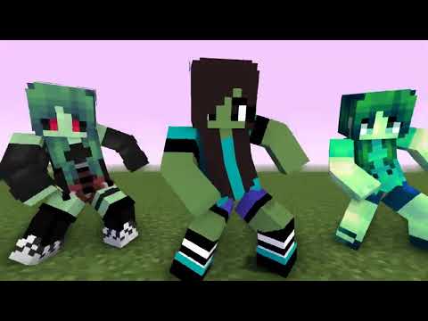 DUN DUN DANCE KAYAKO ZOMBİE Girl SlSTER MONSTER SCHOOL MİNECRAFT ANlMATlON