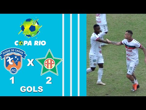 DUQUE DE CAXIAS 1X2 PORTUGUESA - 3ª FASE - JOGO DE IDA - COPA RIO 2023
